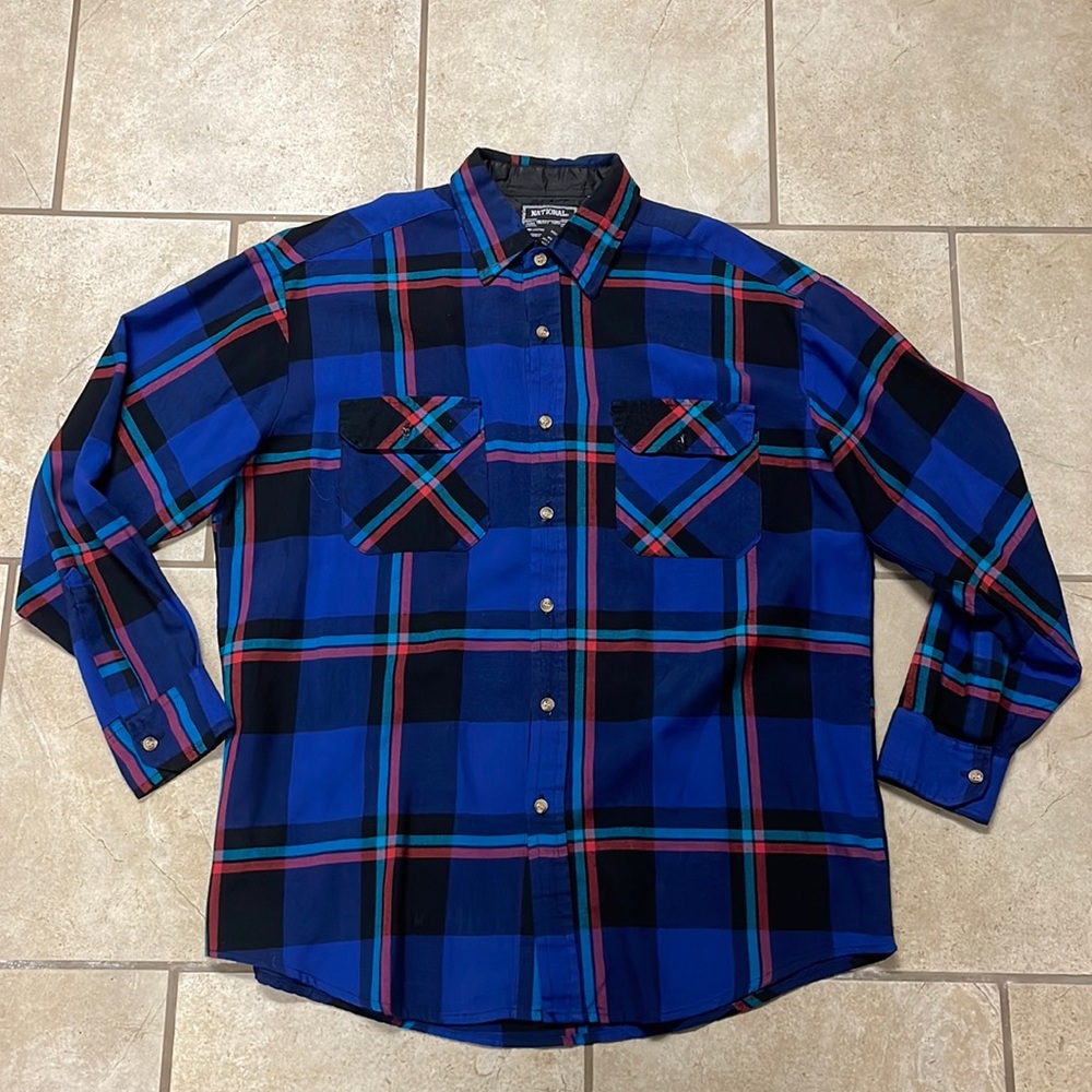 National Outfitters Blue designer flannel